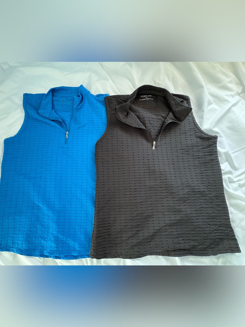 Sleeveless Half-Zip Golf Top